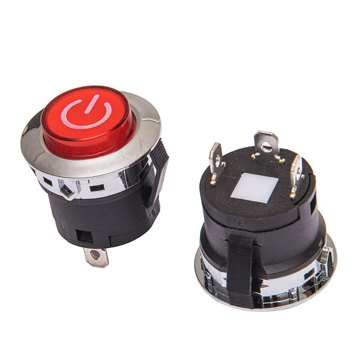 A Key Starts The Power Switch Button