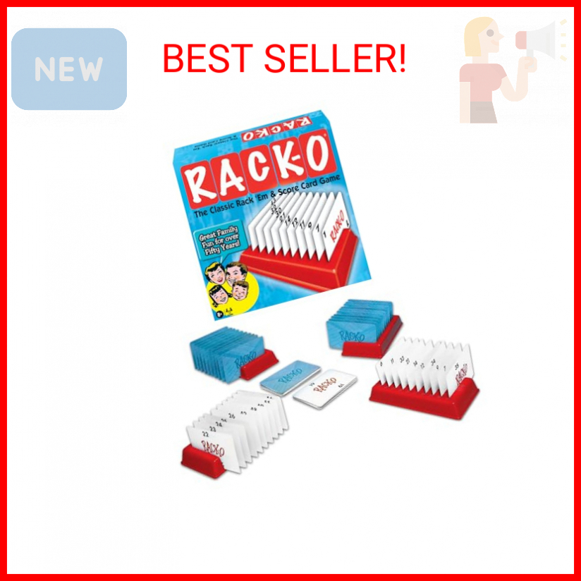 Racko Classic Rack 'em Score Card Game Racko Family Fun Winning Moves