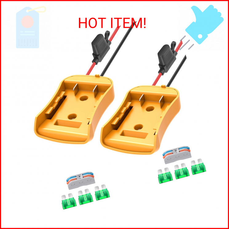 Power Wheel Adapter for Dewalt 20V Battery