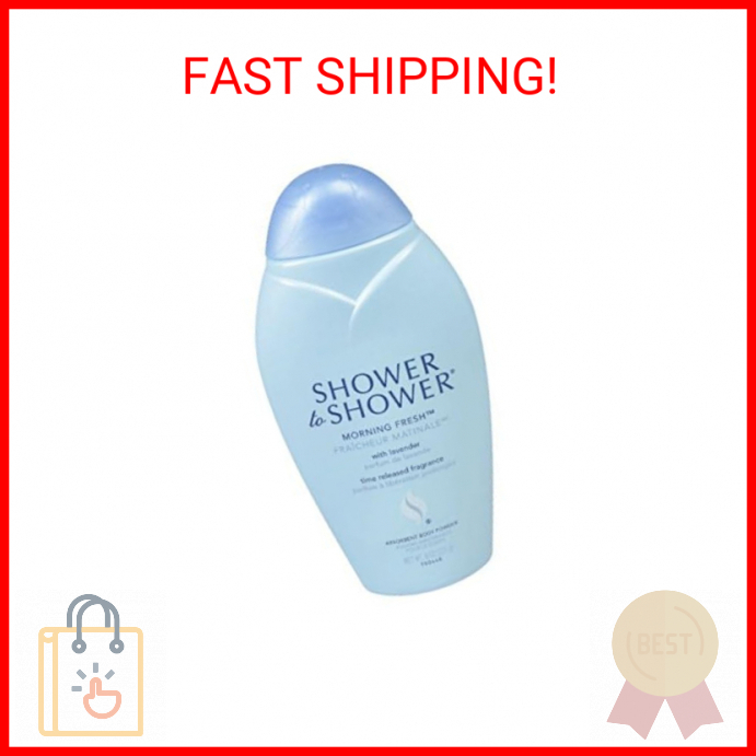 Shower To Shower Absorbent Body Powder, Morning Fresh, 8 Ounce - Bild 1 von 1